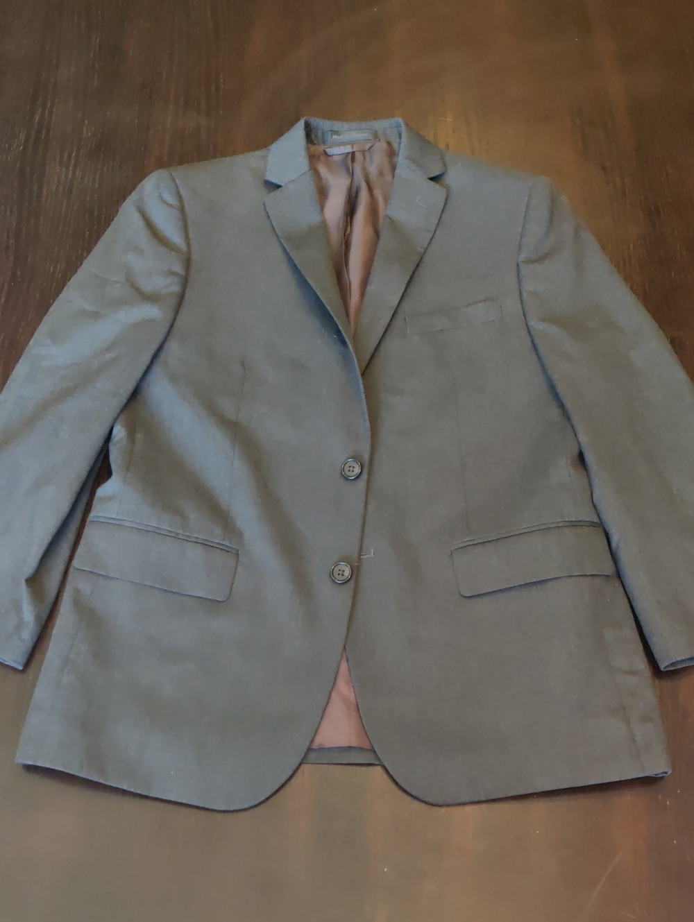Lauren Ralph Lauren Gray Kids Two-Button Blazer Size 18R